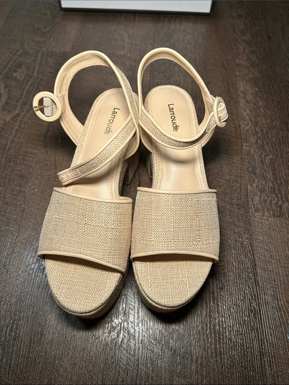 Larroude Misso Platform Strap Sandal